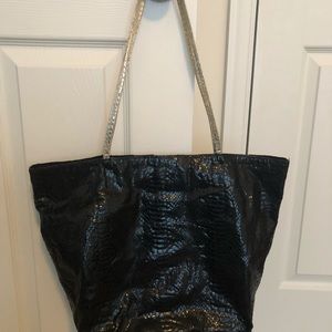 Carlos Falchi black tote